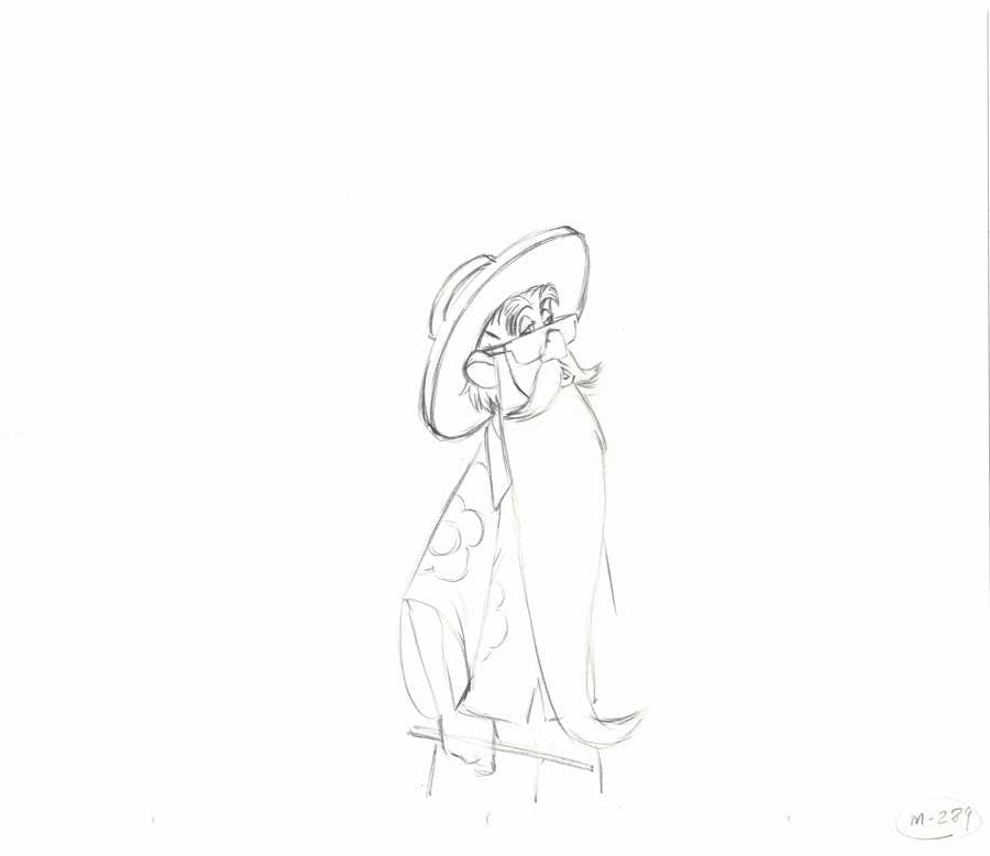 Merlin the Magician of Sword and the Stone Epcot Production Animation Cel Drawing 2000s Disney by Phil Nibbelink 21
