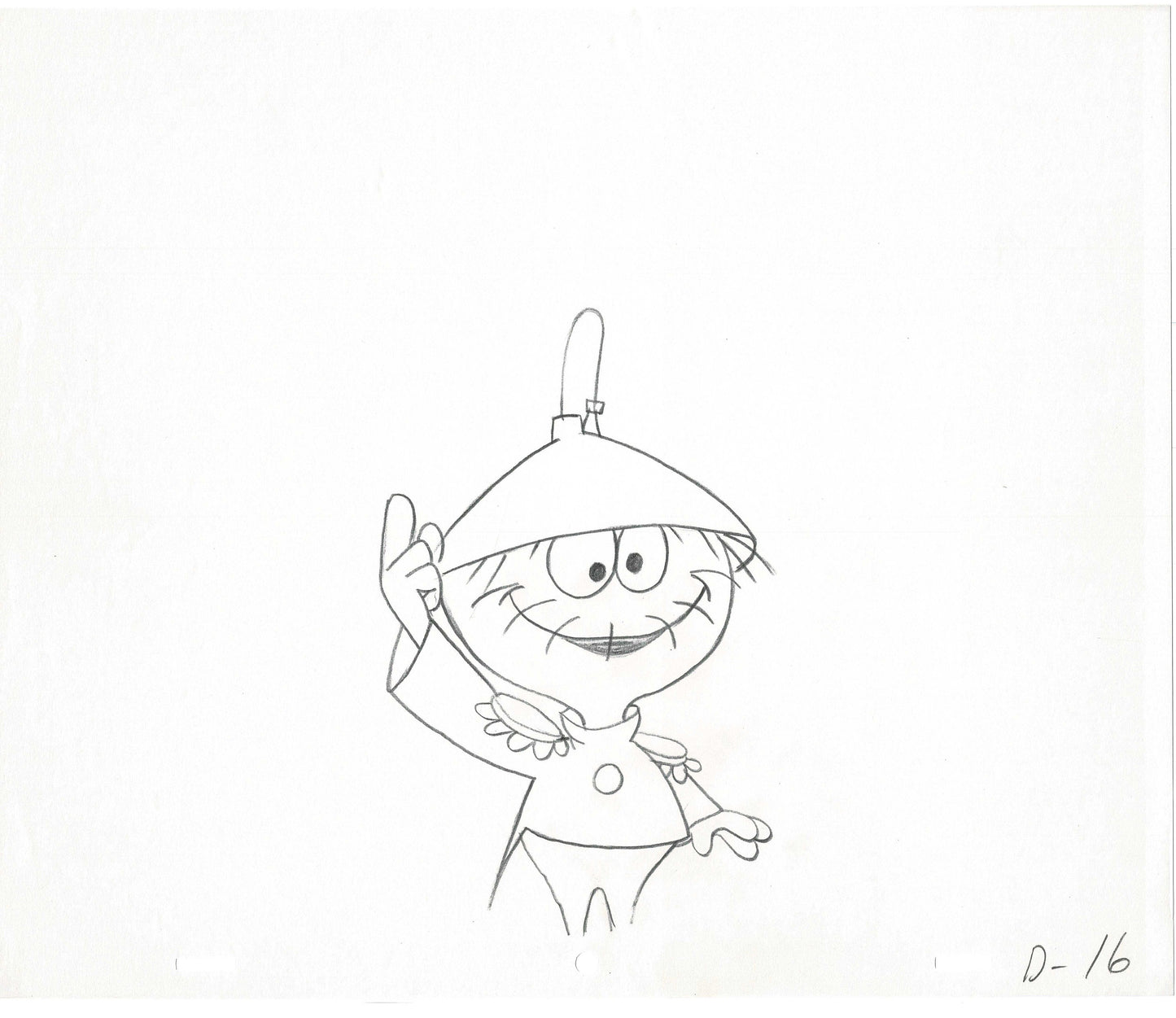 Quisp and Quake Quunchy Jay Ward Animation Cel Drawing Rocky Bullwinkle studio 001