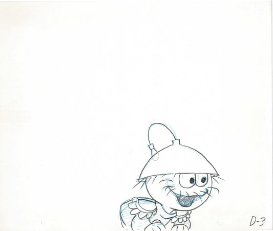 Quisp and Quake Quunchy Jay Ward Animation Cel Drawing Rocky Bullwinkle studio 008