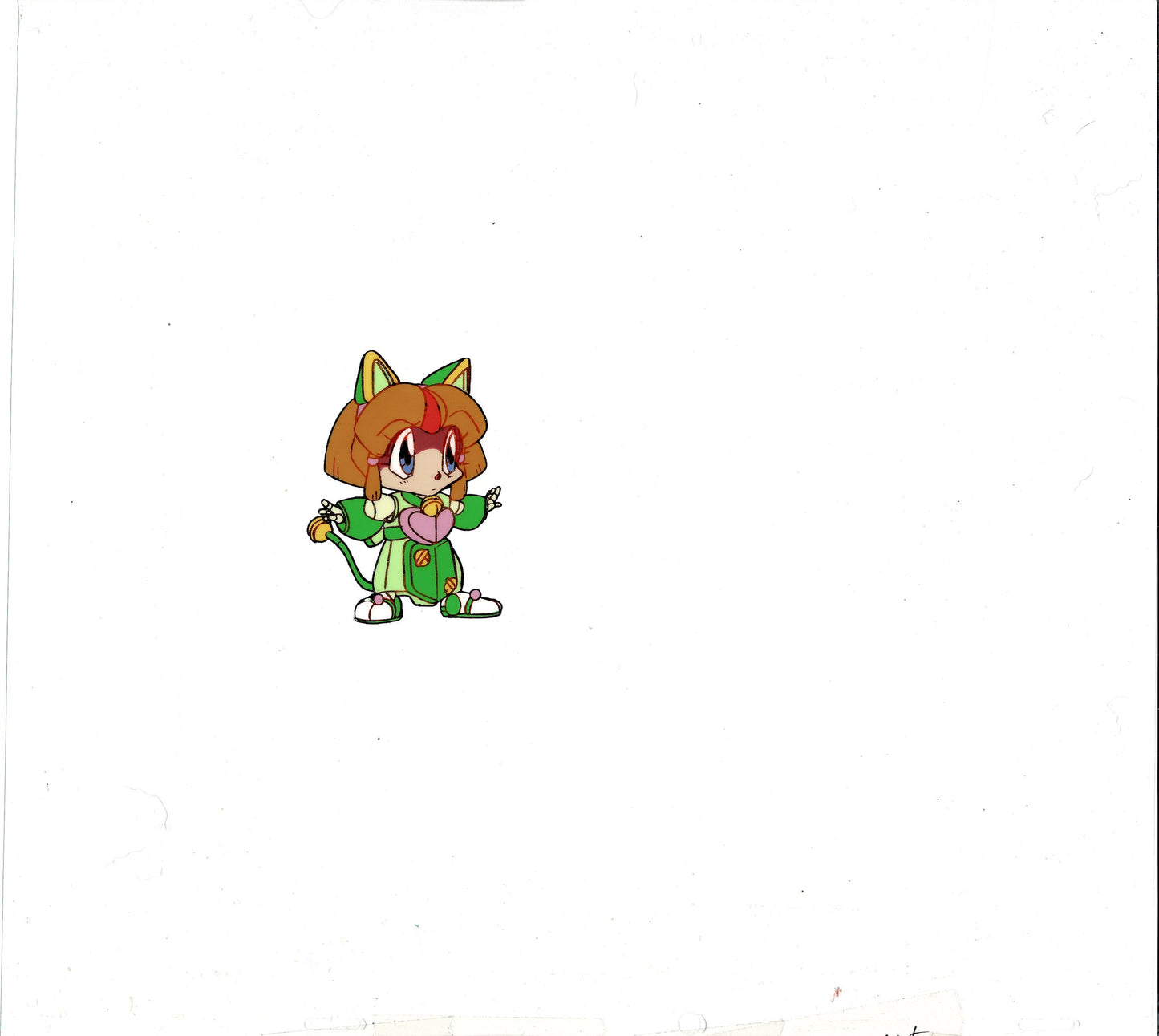Samurai Pizza Cats Francine Cartoon Pan Production Animation Cel and Drawing Saban 1990s 25