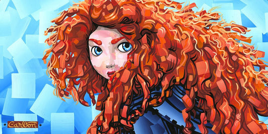 Brave Pixar Walt Disney Fine Art Trevor Carlton Signed Limited Edition of 95 Print on Canvas "The Fire Within"