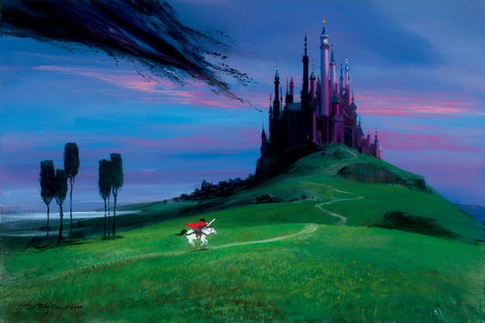 Sleeping Beauty Walt Disney Fine Art Peter Ellenshaw Limited Edition of 300 Print on Canvas "Aurora's Rescue"
