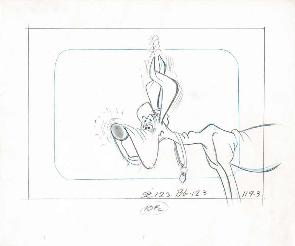The Buford Files Original Production Layout Drawing 1978 Hanna Barbera 19