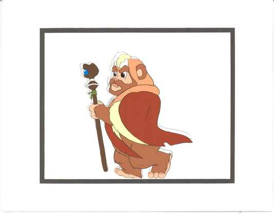 Star Wars: EwoksOriginal Production Animation Cel with Stuck Drawing from Lucasfilm b5534