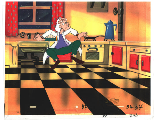 Back to the Future Original Production Animation Cel Universal Cartoon 1991-2 b6d43
