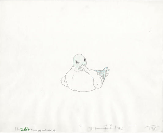 Watership Down 1978 Production Animation Cel Drawing with Linda Jones Enterprise Seal and Certificate of Authenticity 20-005