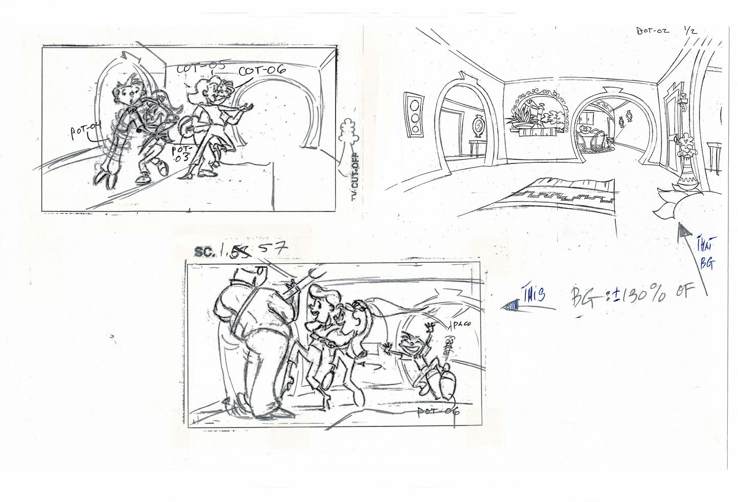 Maya and Miguel OPENING Original Production Animation Storyboard PBS dt12