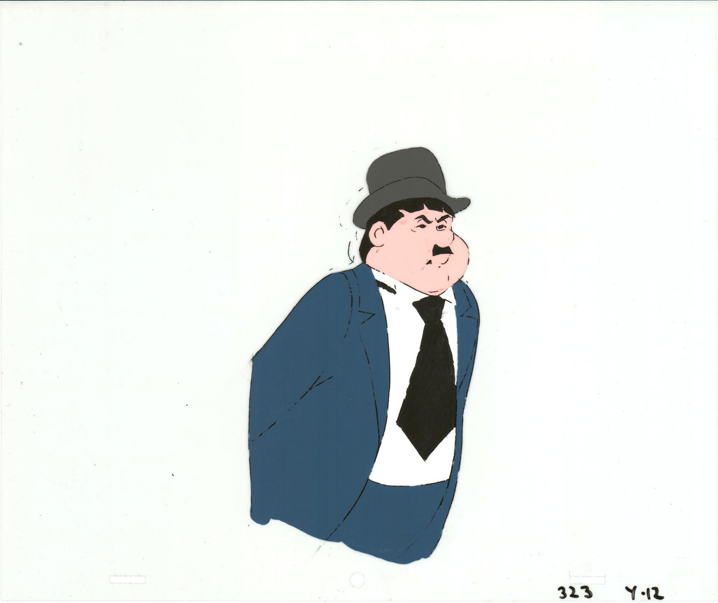 SCOOBY DOO 1972 Oliver Hardy Production Animation Cel from Hanna Barbera 274