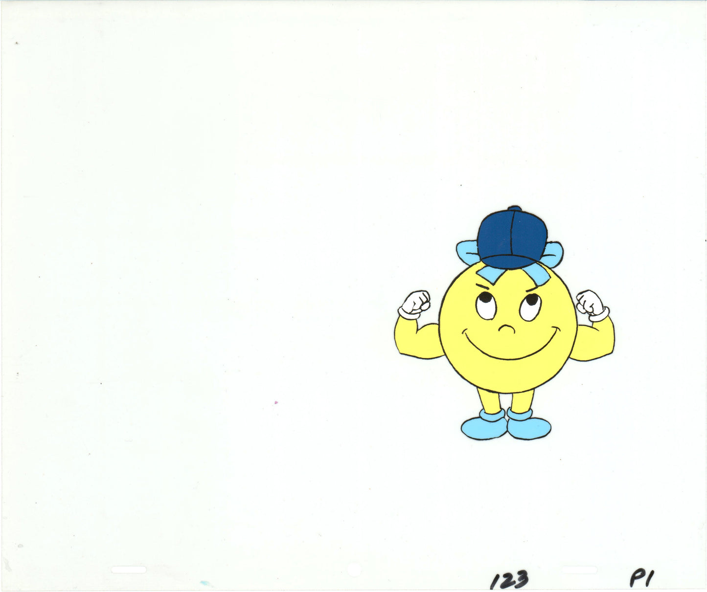 PacMan Production Animation Art Cel from Hanna Barbera 1982-83 b07362