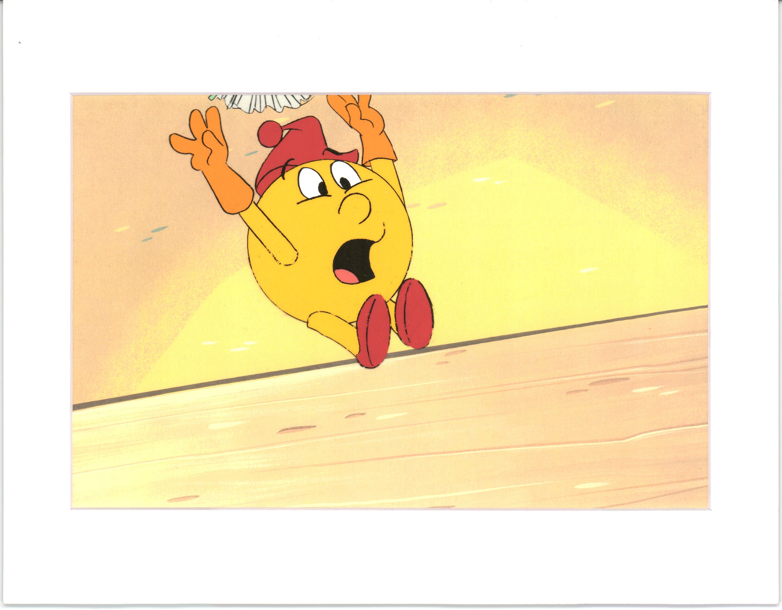 Hanabera Pacman PacMan Production Animation Art Cel from Hanna Barbera 1982-83 b07360 ...
