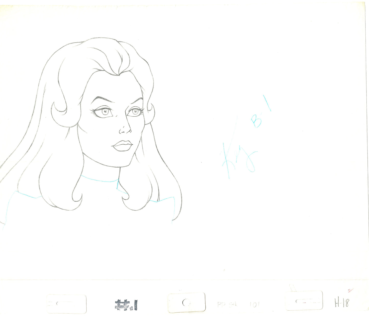 She-Ra Princess of Power Animation Production Cel Drawing Filmation 1980s 111