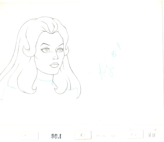 She-Ra Princess of Power Animation Production Cel Drawing Filmation 1980s 111