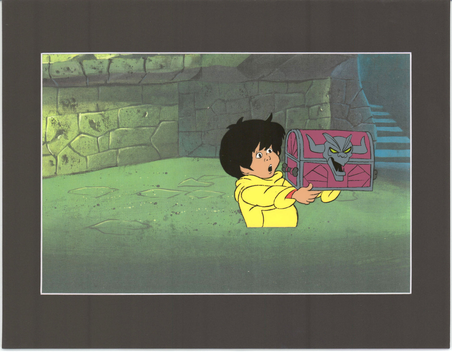 SCOOBY DOO Chest of Demons and Flim Flam 1985 Animation Production Cel from Hanna Barbera 0249