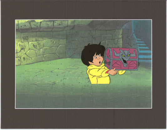 SCOOBY DOO Chest of Demons and Flim Flam 1985 Animation Production Cel from Hanna Barbera 0249