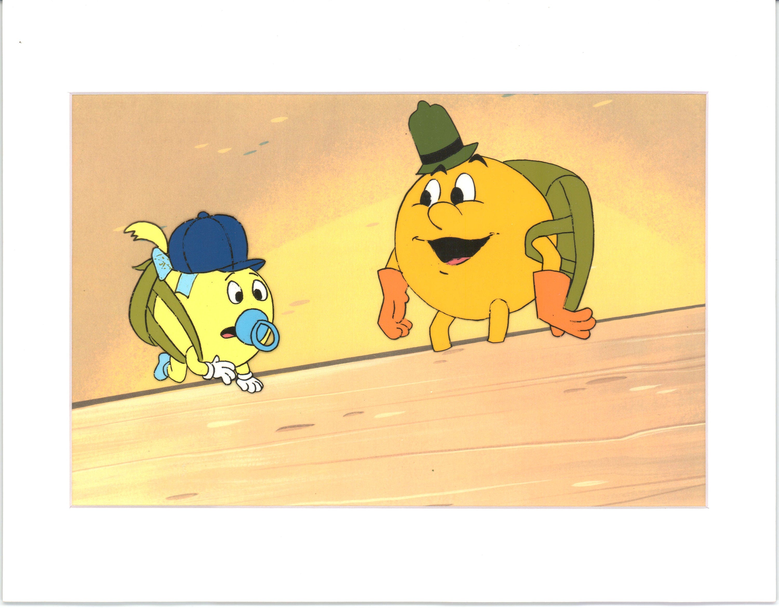 PacMan Production Animation Art Cel from Hanna Barbera 1982-83 b07340 ...