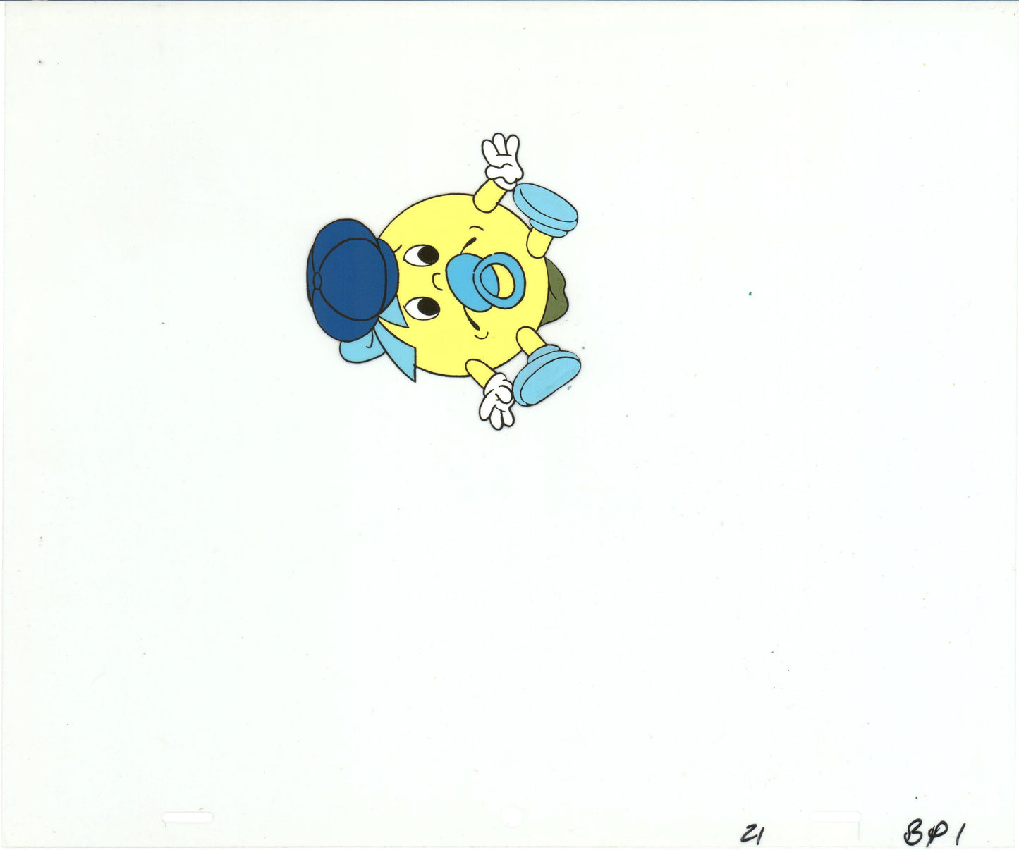 PacMan Production Animation Art Cel from Hanna Barbera 1982-83 b07346