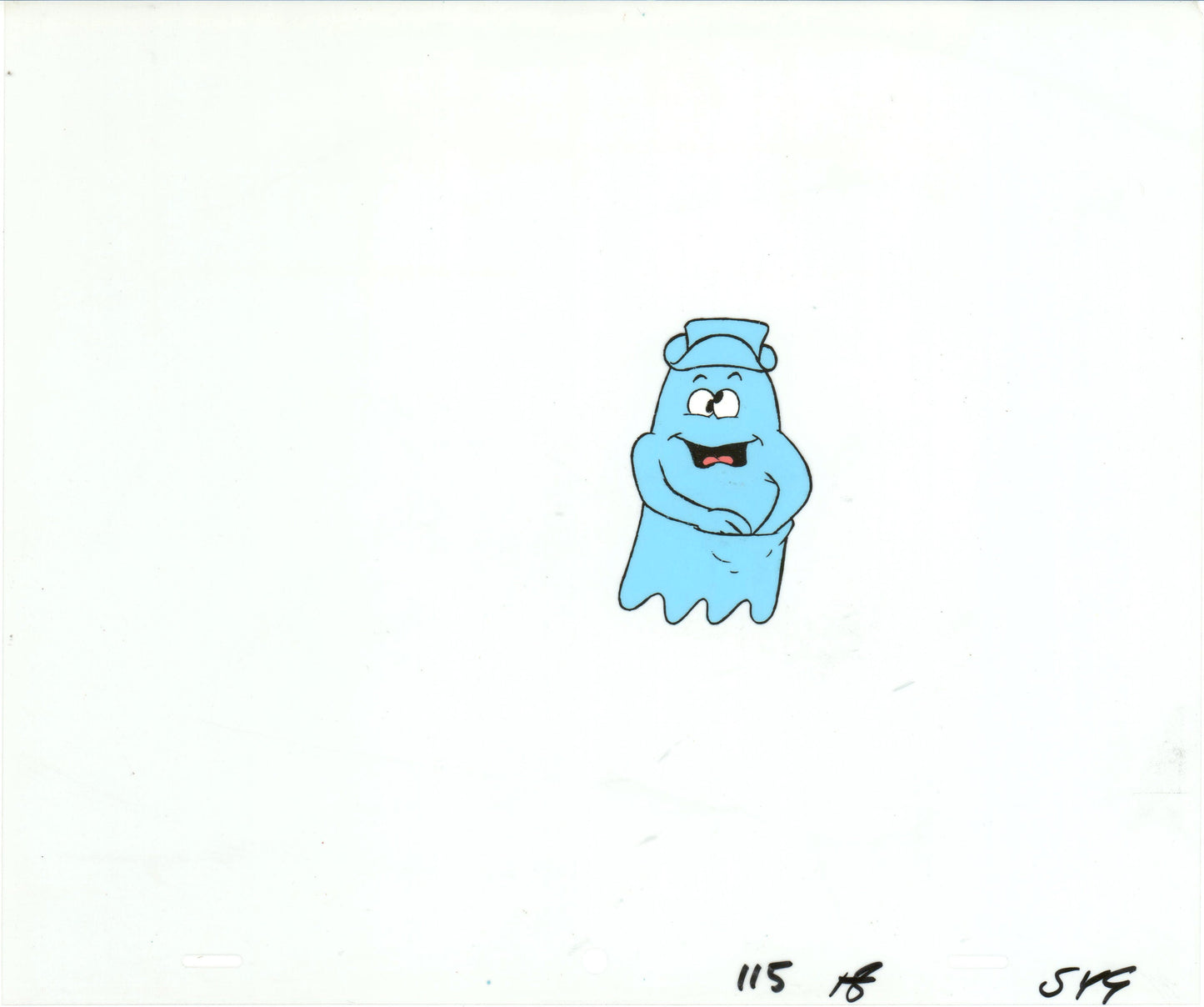 PacMan Production Animation Art Cel from Hanna Barbera 1982-83 b07352