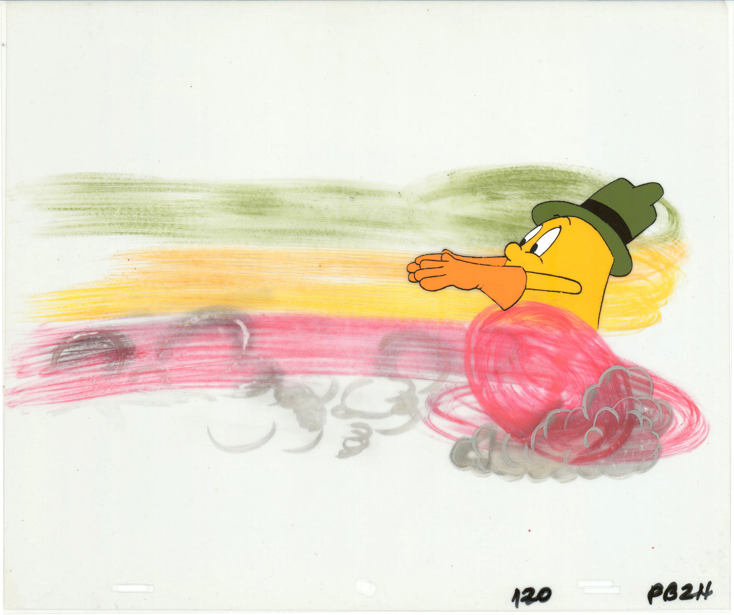 PacMan Production Animation Art Cel from Hanna Barbera 1982-83 b07366