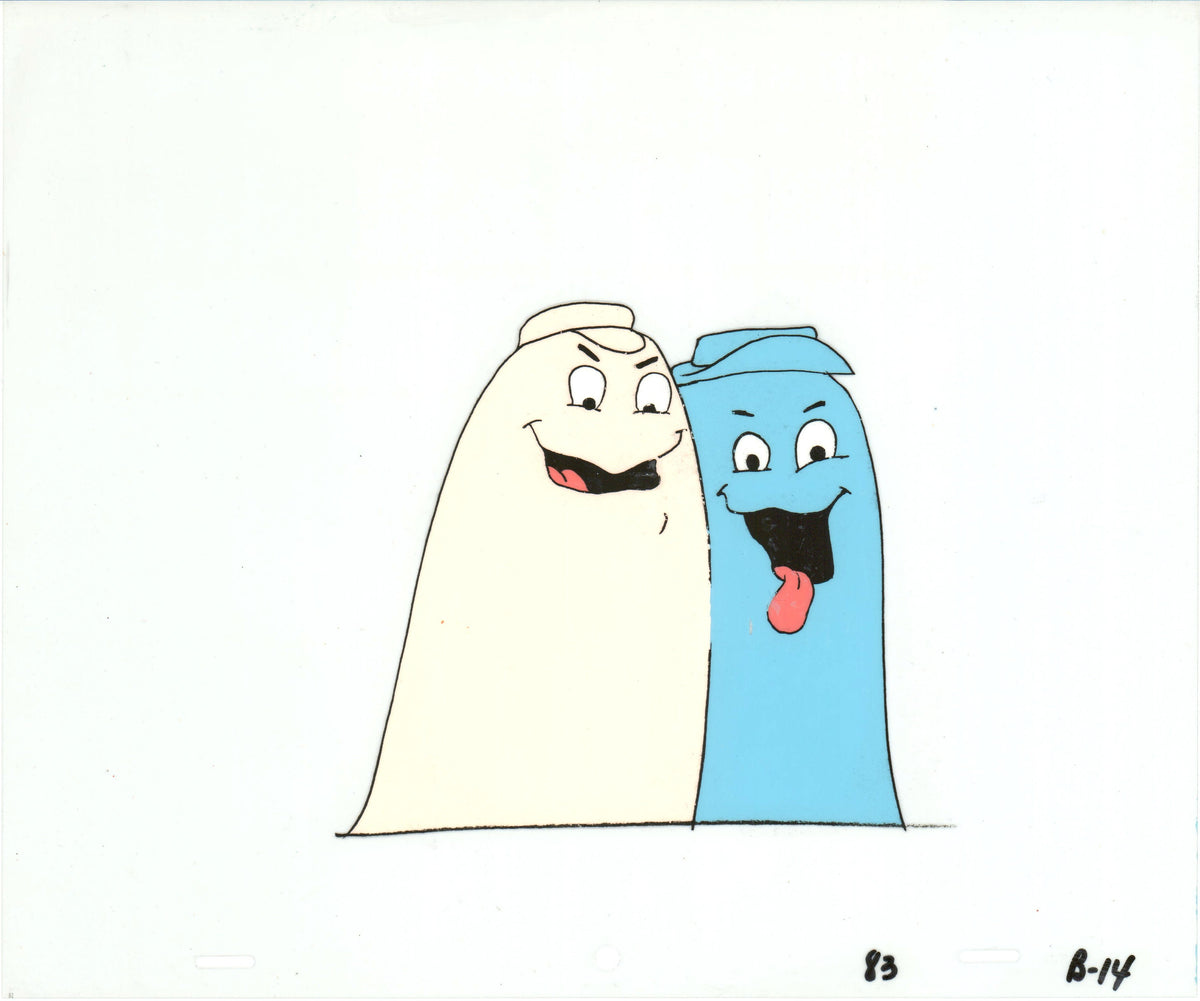 Hanabera Pacman PacMan Production Animation Art Cel from Hanna Barbera 1982-83 b07363 ...