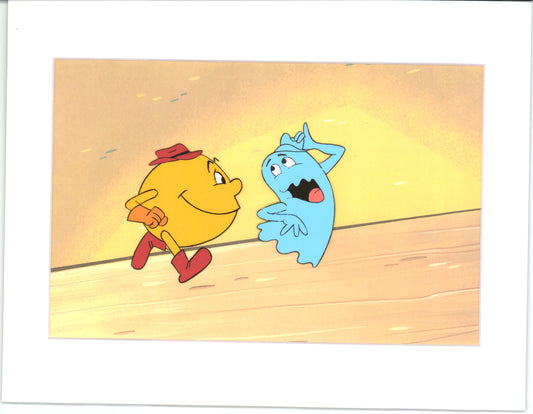 PacMan Production Animation Art Cel from Hanna Barbera 1982-83 b07345