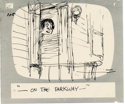 Hey Good Lookin Ralph Bakshi 1973-82 animation Hand-Drawn Storyboard 105