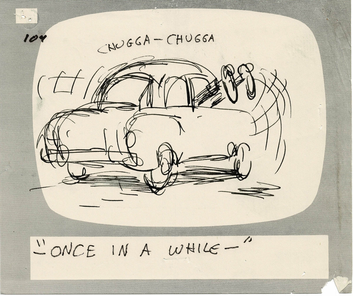 Hey Good Look In Ralph Hey Good Lookin Ralph Bakshi 1973-82 animation Hand-Drawn Storyboard 1 ...
