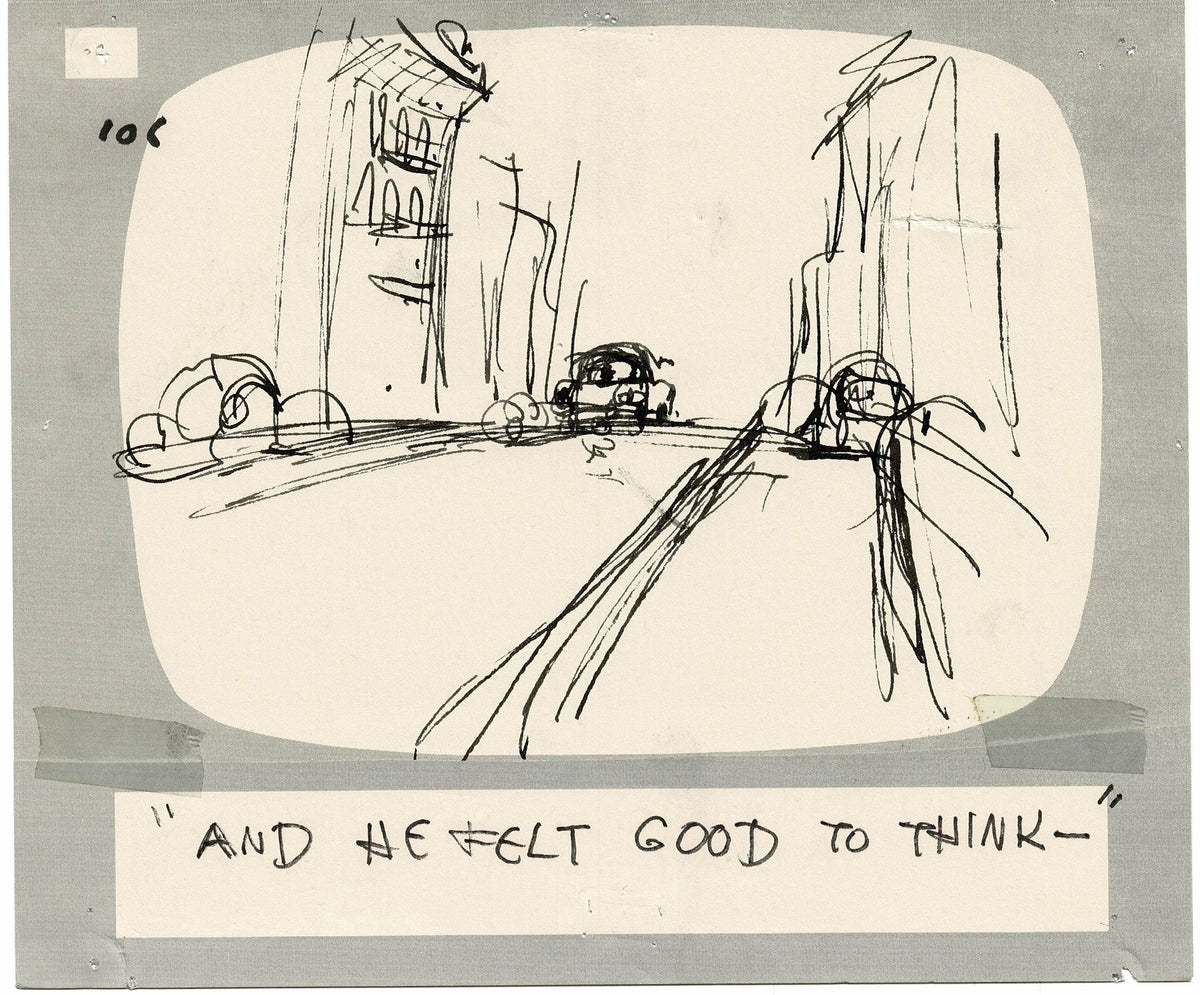 Hey Good Look In Ralph Hey Good Lookin Ralph Bakshi 1973-82 animation Hand-Drawn Storyboard 1 ...