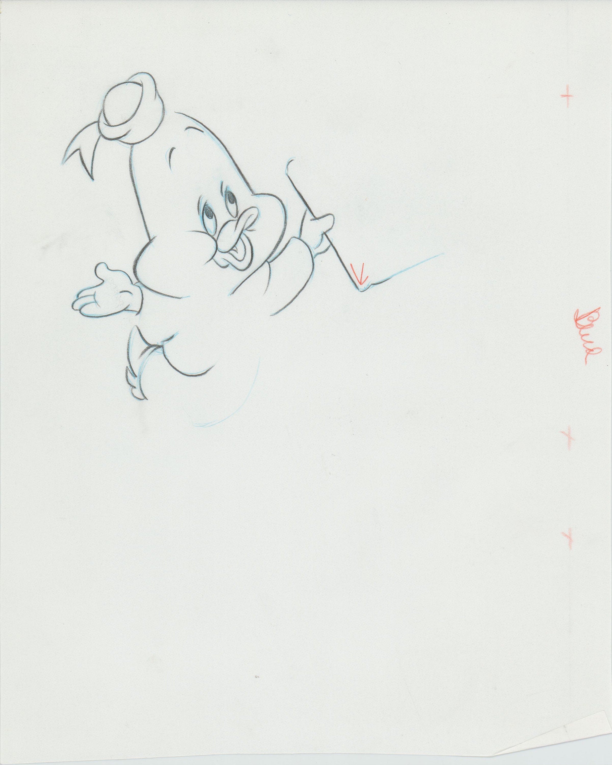 Walt Disney Babies order Out And Around Show and Tell Book Page Illustration Drawing with Mickey Mouse and Goofy from 1991 b7246