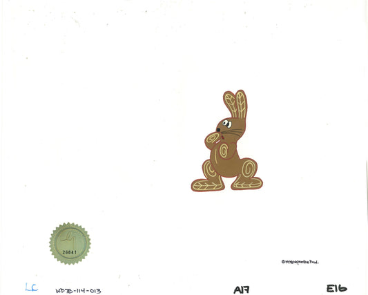Watership Down Opening Fable El-ahrairah 1978 Production Animation Cel with LJE Seal and COA 114-013