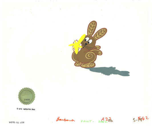 Watership Down Opening Fable El-ahrairah 1978 Production Animation Cel with LJE Seal and COA 110-027