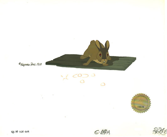Watership Down 1978 Production Animation Cel of Blackberry with LJE Seal and COA 028-9