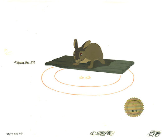 Watership Down 1978 Production Animation Cel of Blackberry with LJE Seal and COA 028-15