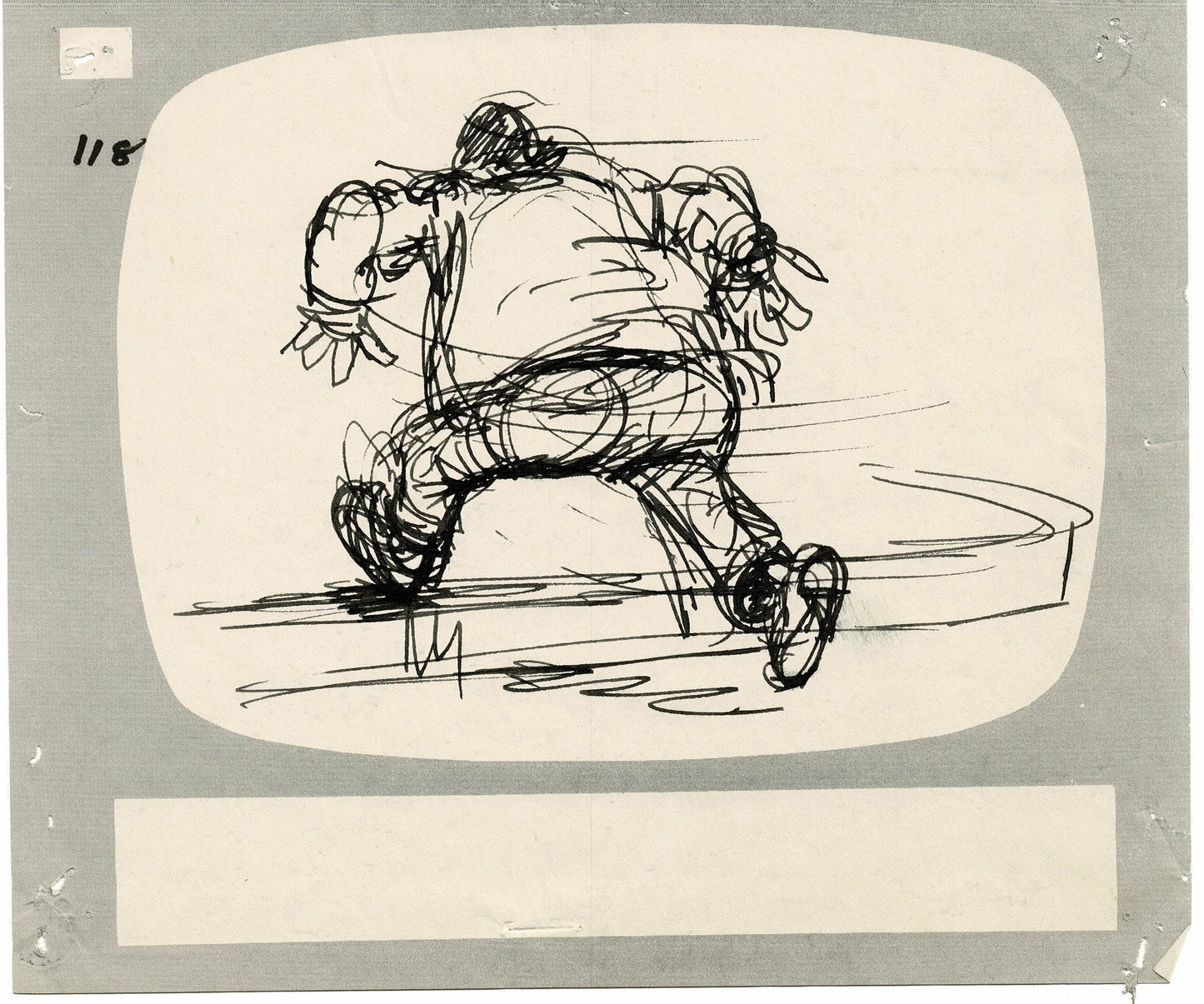 Hey Good Lookin Ralph Bakshi 1973-82 animation Hand-Drawn Storyboard 118