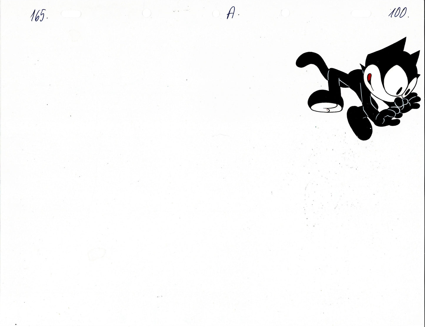 Felix The Cat Movie Screen-Used Production Animation Cel 1989 Oriolo 0