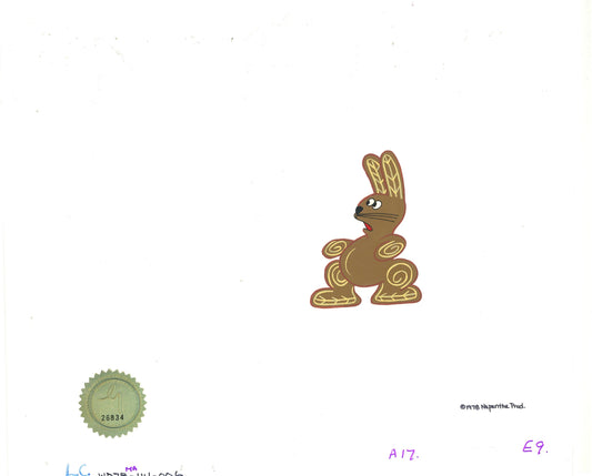 Watership Down Opening Fable El-ahrairah 1978 Production Animation Cel with LJE Seal and COA 114-006