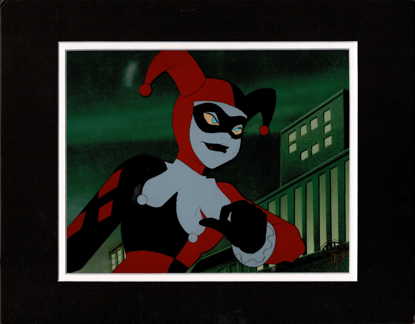 Batman the Animated Series BTAS Animation Production Cel of Harley Quinn from Warner Bros 1993 Harley and Ivy Episode