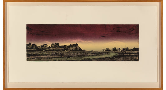 Michael Gregory Backward Glance State I 1991 Signed Lithograph Limited Edition of 18 Framed