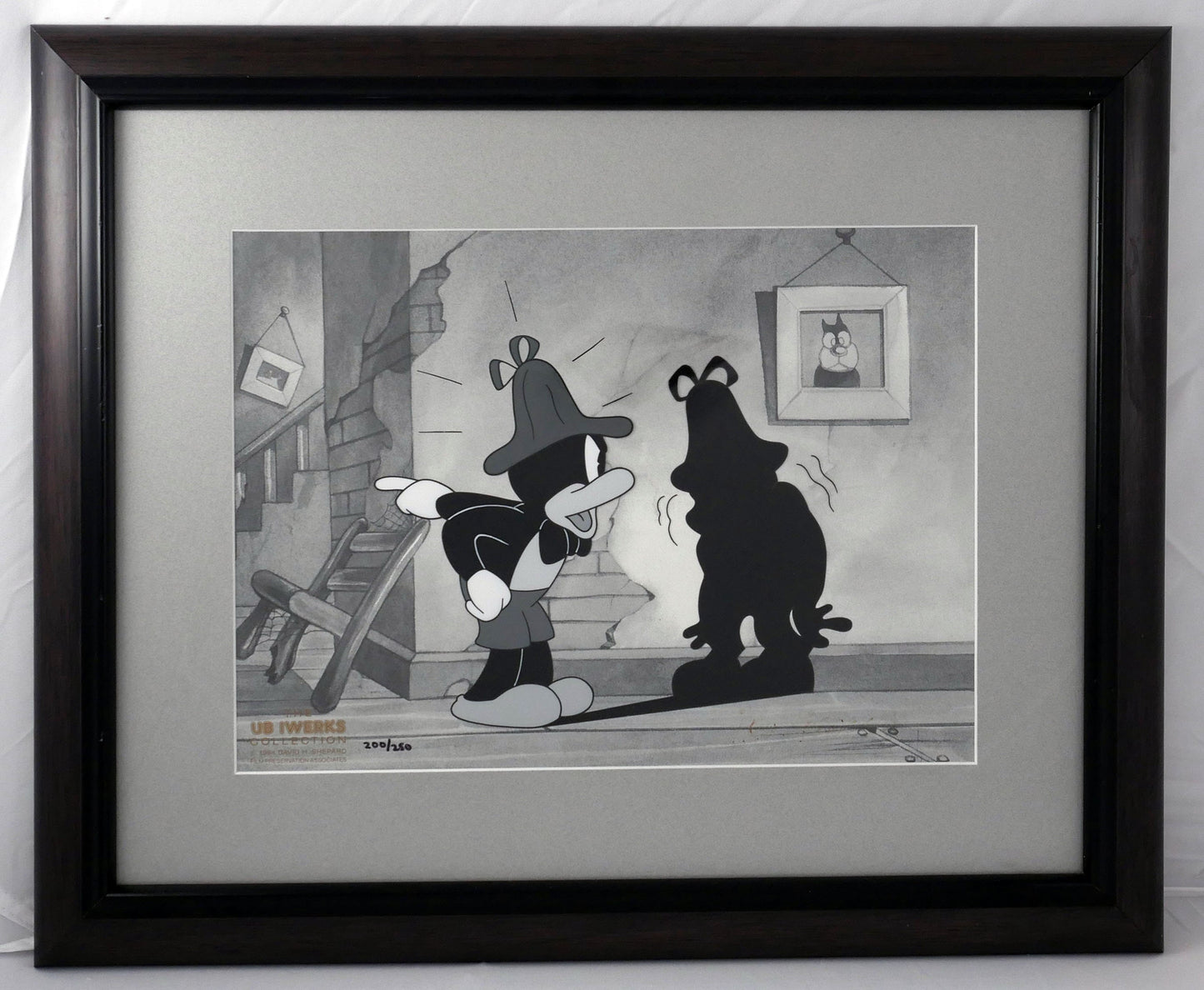 Ub Iwerks Collection Flip the Frog Cuckoo Murder Case Hand-Painted Ltd Ed Animation Cel Framed 1994 200 out of 250