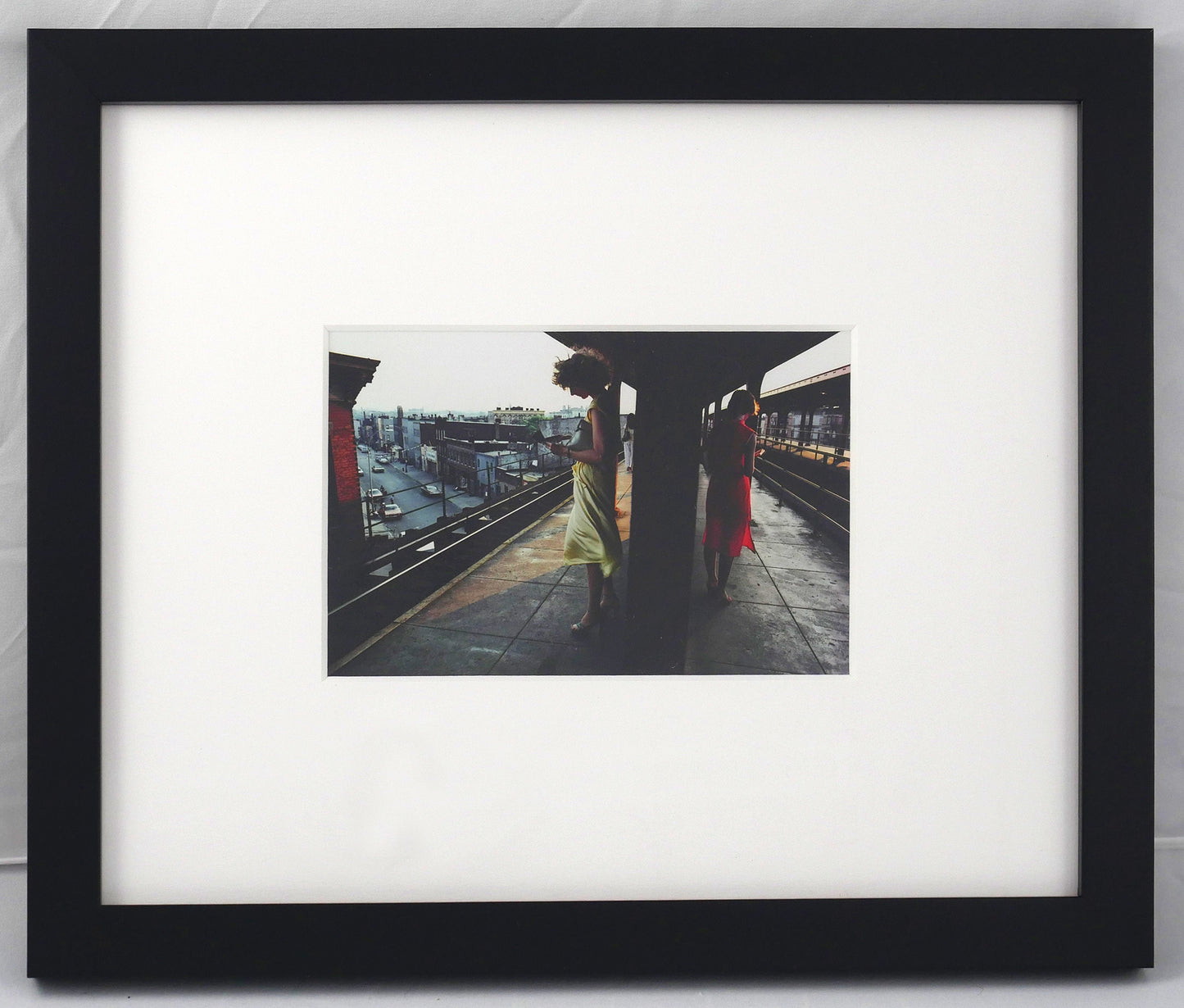 Bruce Davidson Signed Subway Platform New York 1980 Limited Edition Magnum Photograph Print FRAMED