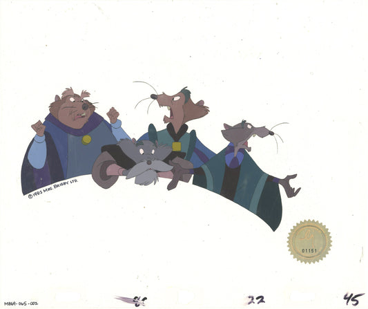 Don Bluth Secret of NIMH 1982 Original Production Animation Cel Used to make the cartoon 065-002