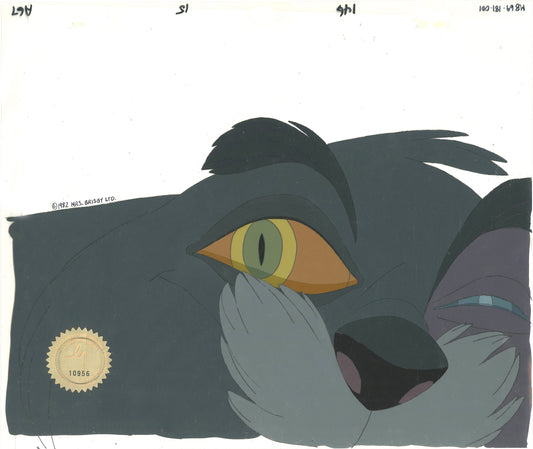 Don Bluth Secret of NIMH Dragon 1982 Original Production Animation Cel Used to make the cartoon 181-001