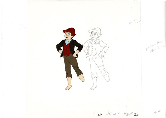 HEIDI'S SONG Peter Production Animation Cel and Drawing Hanna Barbera 1982 20