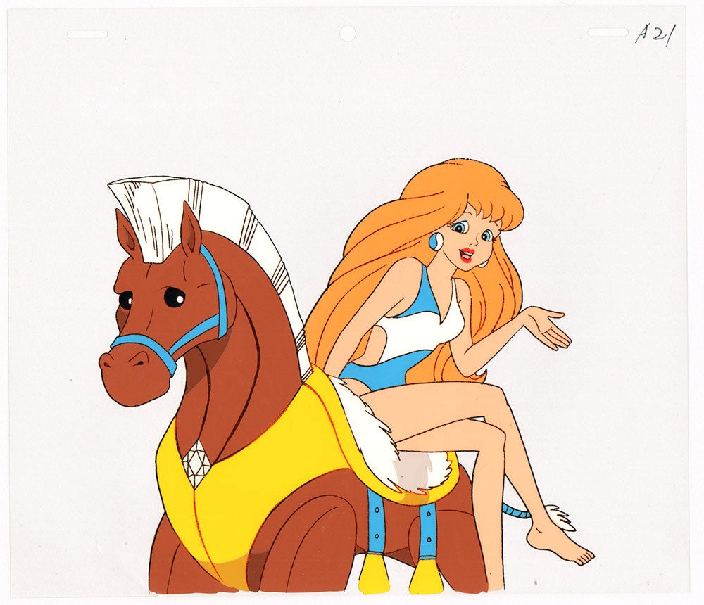 BEVERLY HILLS Teens Original Production Animation Cel MATTED and ready to frame!