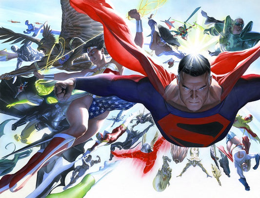 Alex Ross SIGNED Kingdom Come Absolute Giclee Print on Paper Limited Edition