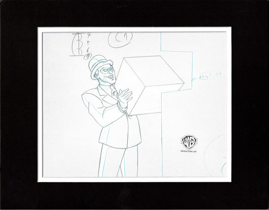 Batman the Animated Series BTAS Riddler Production Animation Cel Drawing Warner Brothers DC 1990s 64