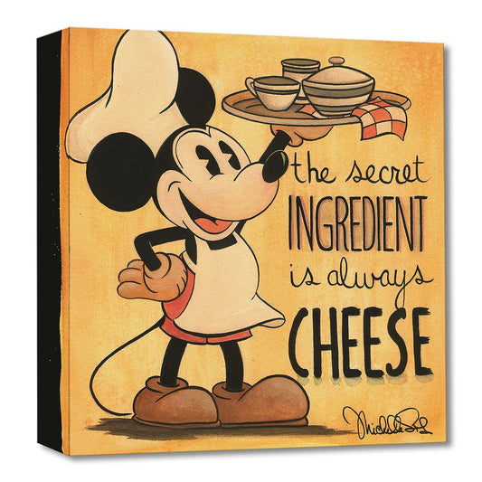 Mickey Mouse Kitchen Cook Walt Disney Fine Art Michelle St. Laurent Limited Edition of 1500 Treasures on Canvas Print TOC "The Secret Ingredient"