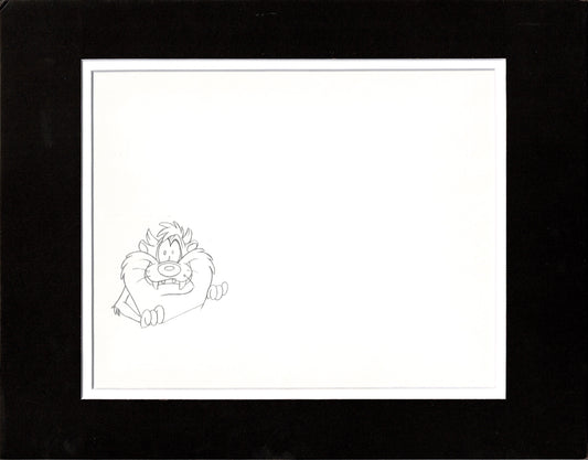 Taz Tazmanian Devil Looney Tunes Animation Cel Drawing Commercial Warner Brothers 11