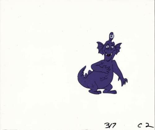 SCOOBY DOO Monster Animation Production Cel from Hanna Barbera 1985 pd