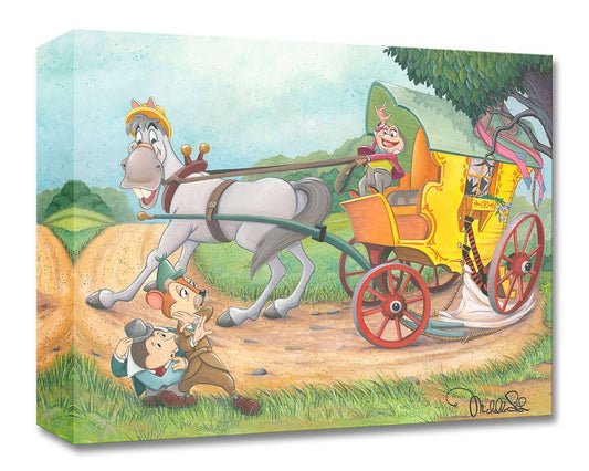 Ichabod and Mr. Toad Walt Disney Fine Art Michelle St. Laurent Limited Edition of 1500 Treasures on Canvas "Wild Toad"